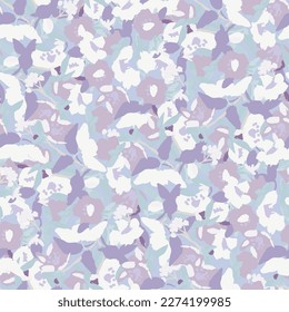 Abstract floral seamless pattern.  pastel colors, gouache painting