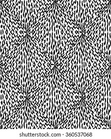 Abstract floral seamless pattern  Swirl  doodle texture. Ornamental vector background.