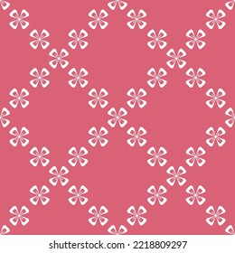 Abstract floral seamless pattern for textile and decorative design, creative flat motif, wide application