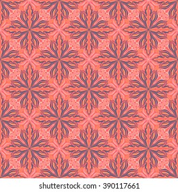 Abstract floral seamless pattern. This pattern can be used for wallpaper, pattern fills, web page background, surface textures. Vector illustration