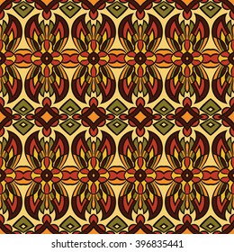 Abstract floral seamless pattern. This pattern can be used for wallpaper, pattern fills, web page background, surface textures. Vector illustration