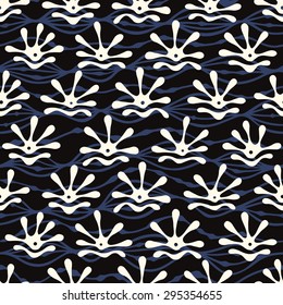 Abstract floral seamless pattern. Trendy texture. Hand drawn ethnic background. Use for fabric, pattern fills, web page background
