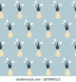Resumen de patrones florales sin soldadura para su uso en el diseño para la impresión textil, de bolsos de vestir o de camisetas, papel pintado, envoltura, etc