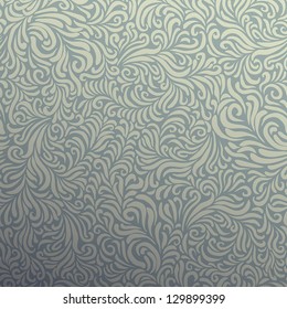 Abstract floral seamless pattern. Vector, EPS10