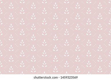 Abstract floral seamless pattern. Vector art deco texture. Geometric minimalist background.