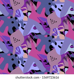 Abstract floral seamless pattern. Vector design.  Paper, wallpaper, wrapping paper. 
