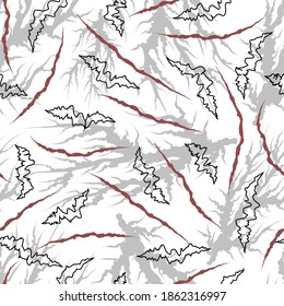 Abstract floral seamless pattern. Vector.