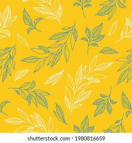 Abstract floral seamless pattern. Vector design for paper, cover, fabric, interior decor.