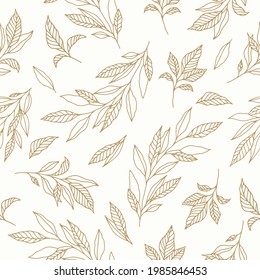 Abstract floral seamless pattern. Vector design for paper, cover, fabric, interior decor.