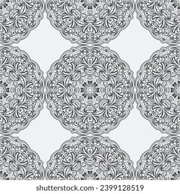 abstract floral seamless pattern. vector background.