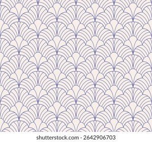 Padrão floral abstrato sem emenda. Textura em vetor art deco. Fundo minimalista geométrico.