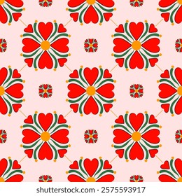 Abstract floral seamless pattern for wallpaper, clothes general item.