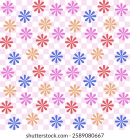Abstract floral seamless pattern for wallpaper, clothes general item
