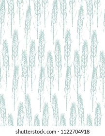 abstract floral seamless pattern with wild flowers