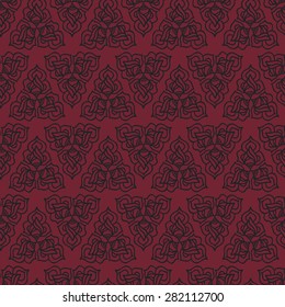Abstract floral seamless pattern.Vintage texture.Vector background for your design