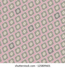 Abstract Floral Seamless Vector Background Texture. Seamless pattern with lightning ornament on pink background