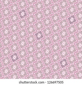 Abstract Floral Seamless Vector Background Texture. Seamless pattern with lightning ornament on pink background