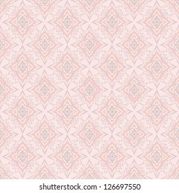 Abstract Floral Seamless Vector Background Texture. Seamless pattern with lightning ornament on beige background