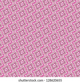 Abstract Floral Seamless Vector Background Texture. Seamless pattern with lightning ornament on pink background