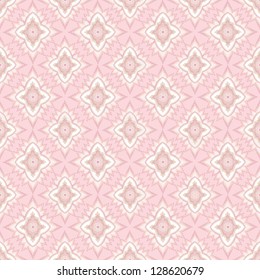 Abstract Floral Seamless Vector Background Texture. Seamless pattern with lightning ornament on pink background