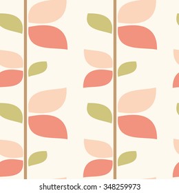 abstract floral seamless vector pattern background illustration 