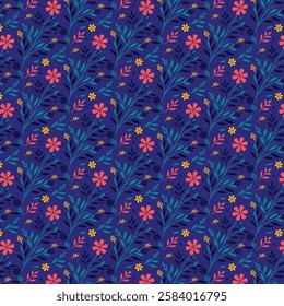abstract floral seamless wallpaper pattern for digital print fabric home textiles and apparel