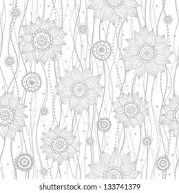Abstract floral seamless for your business