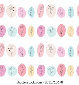 Abstract floral semlee pattern for textile, fabric, wrapping paper