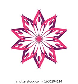Abstract floral shape. Element for design. Vector illustration
