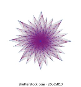 Abstract floral silhouette, element for design.vector