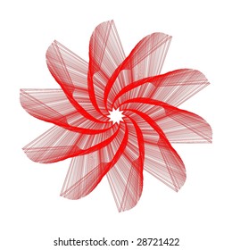 Abstract floral silhouette, element for design.vector