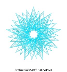 Abstract floral silhouette, element for design.vector