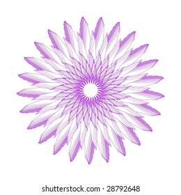 Abstract floral silhouette, element for design.vector
