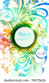 Resumen del fondo del resorte floral. 10.