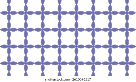 Abstract floral style pattern design element on white background banner.