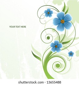 abstract floral summer background