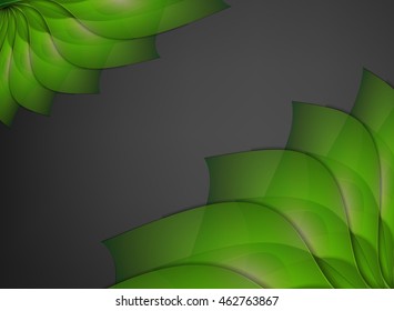 abstract floral summer vector background with abstract leaves. Eps10