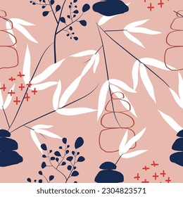 Abstract floral surface pattern seamless background vector illustration for fashion,fabric,wallpaper and print design
