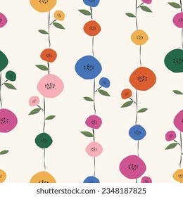 Abstract floral surface pattern seamless background vector illustration for fashion,fabric,wallpaper and print design
