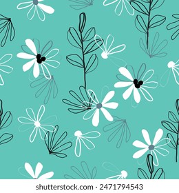 Abstract floral surface pattern seamless background vector illustration for fashion,fabric,wallpaper and print design
