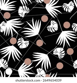 Ilustración vectorial de fondo inconsútil floral Abstractas del modelo superficial para el diseño