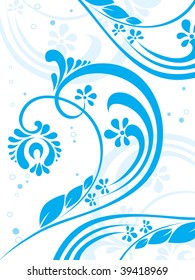 abstract floral tattoo background, wallpaper