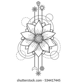 Tatouage Lotus Stock Vectors Images Vector Art Shutterstock