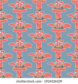 Resumen Vector de textura floral patrón sin inconvenientes