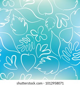 abstract floral textures hand drawn brush
