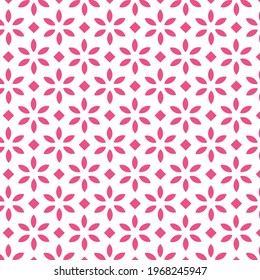 Abstract floral tiles seamless pattern repeating background