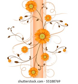 abstract floral vector