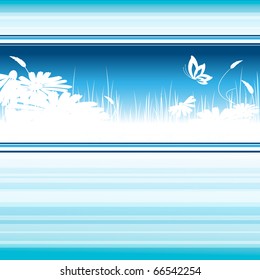 abstract floral vector backdrop with copy space. Eps10