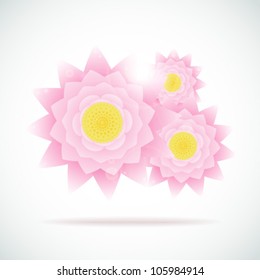 Abstract floral vector background