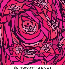 Abstract floral vector background. 